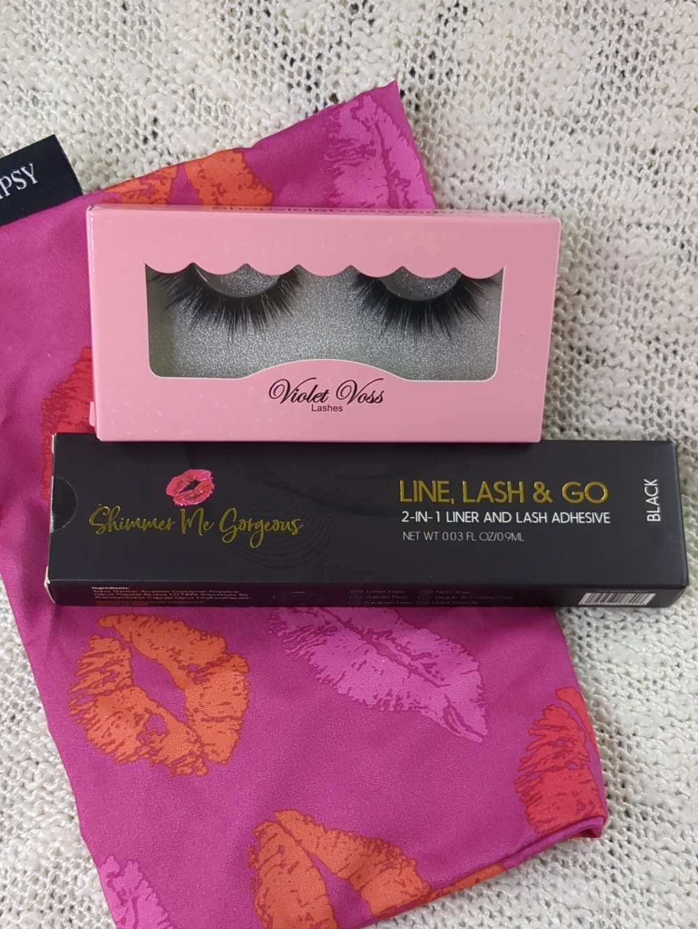 Violet Voss Eye Donut Care Lashes/Shimmer Me Gorgeous Line, Lash & Go Bundle